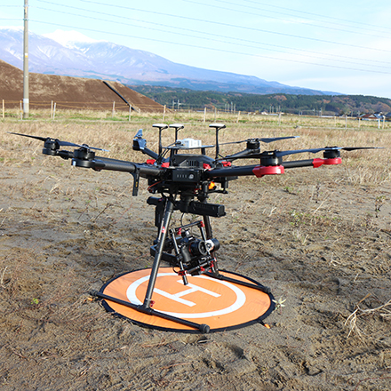 UAV写真測量を開始。