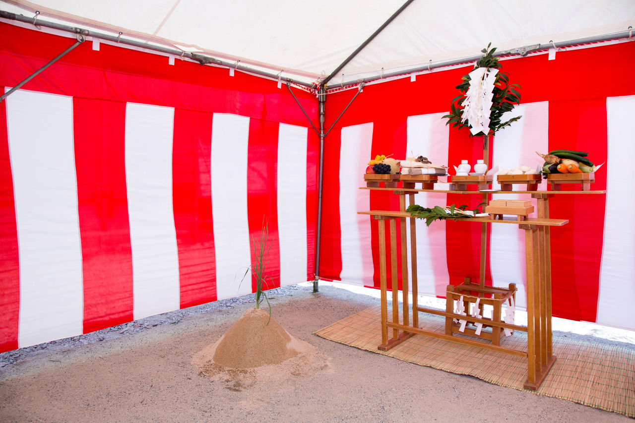 建設時の地鎮祭